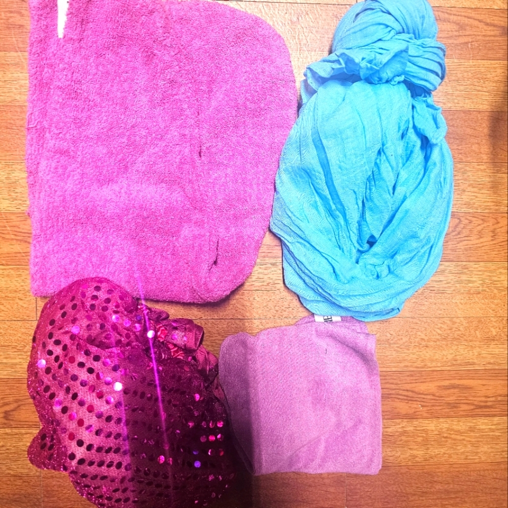 2-Turbie Twist *shower cap* Head Scarf